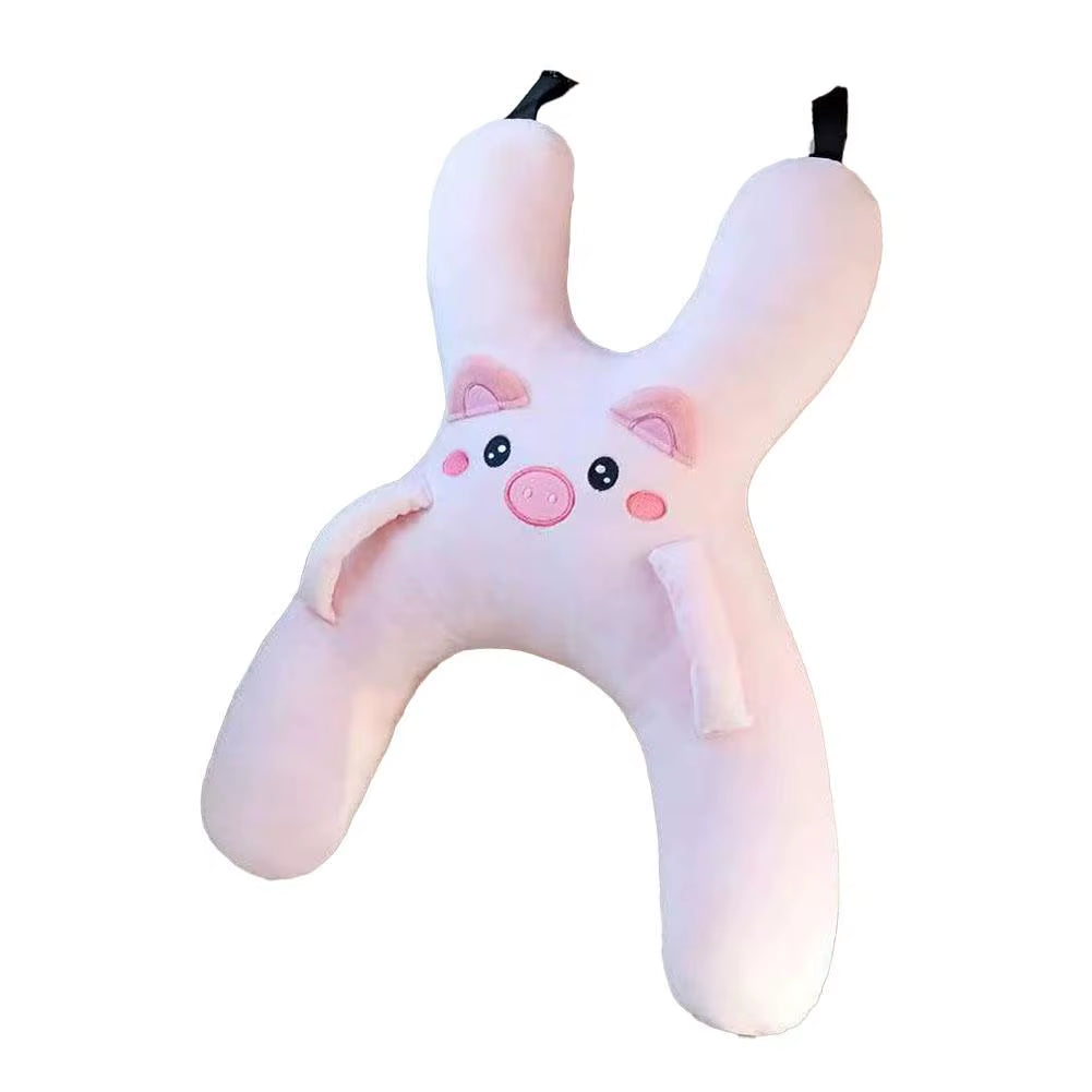 1PCS Cute Car Neck Pillow Safety Sleep Prevent Leaning Head Back Car Sleeping Neck Head Support Comfort Travel Pillow