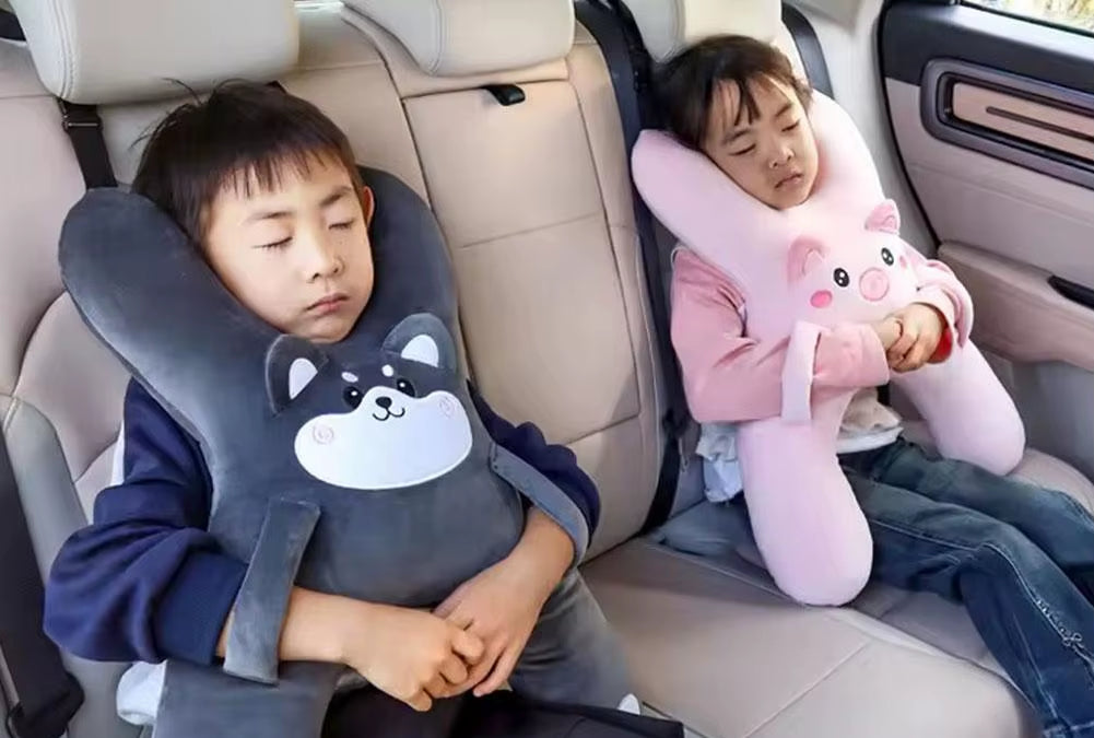 1PCS Cute Car Neck Pillow Safety Sleep Prevent Leaning Head Back Car Sleeping Neck Head Support Comfort Travel Pillow