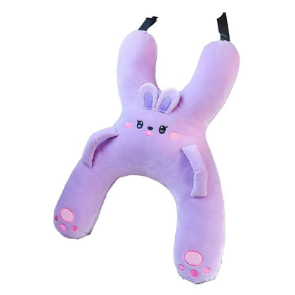 1PCS Cute Car Neck Pillow Safety Sleep Prevent Leaning Head Back Car Sleeping Neck Head Support Comfort Travel Pillow