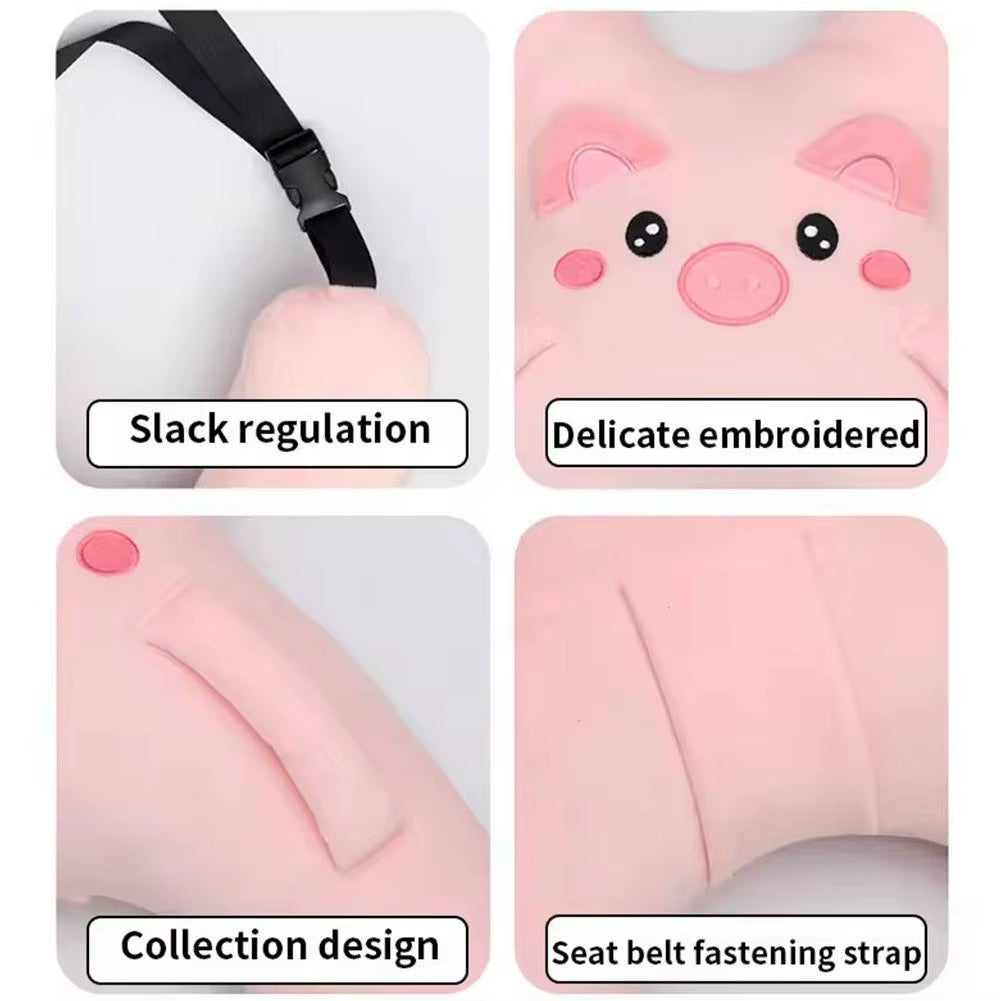 1PCS Cute Car Neck Pillow Safety Sleep Prevent Leaning Head Back Car Sleeping Neck Head Support Comfort Travel Pillow