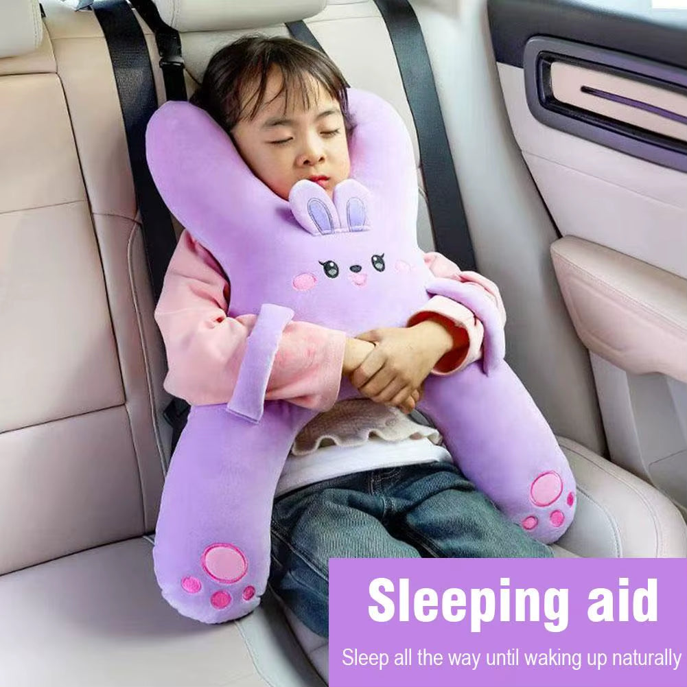 1PCS Cute Car Neck Pillow Safety Sleep Prevent Leaning Head Back Car Sleeping Neck Head Support Comfort Travel Pillow